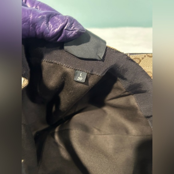 GUCCI Sheryline Baseball Cap Beige Large size. Authentic and pre-owned. - Picture 9 of 9